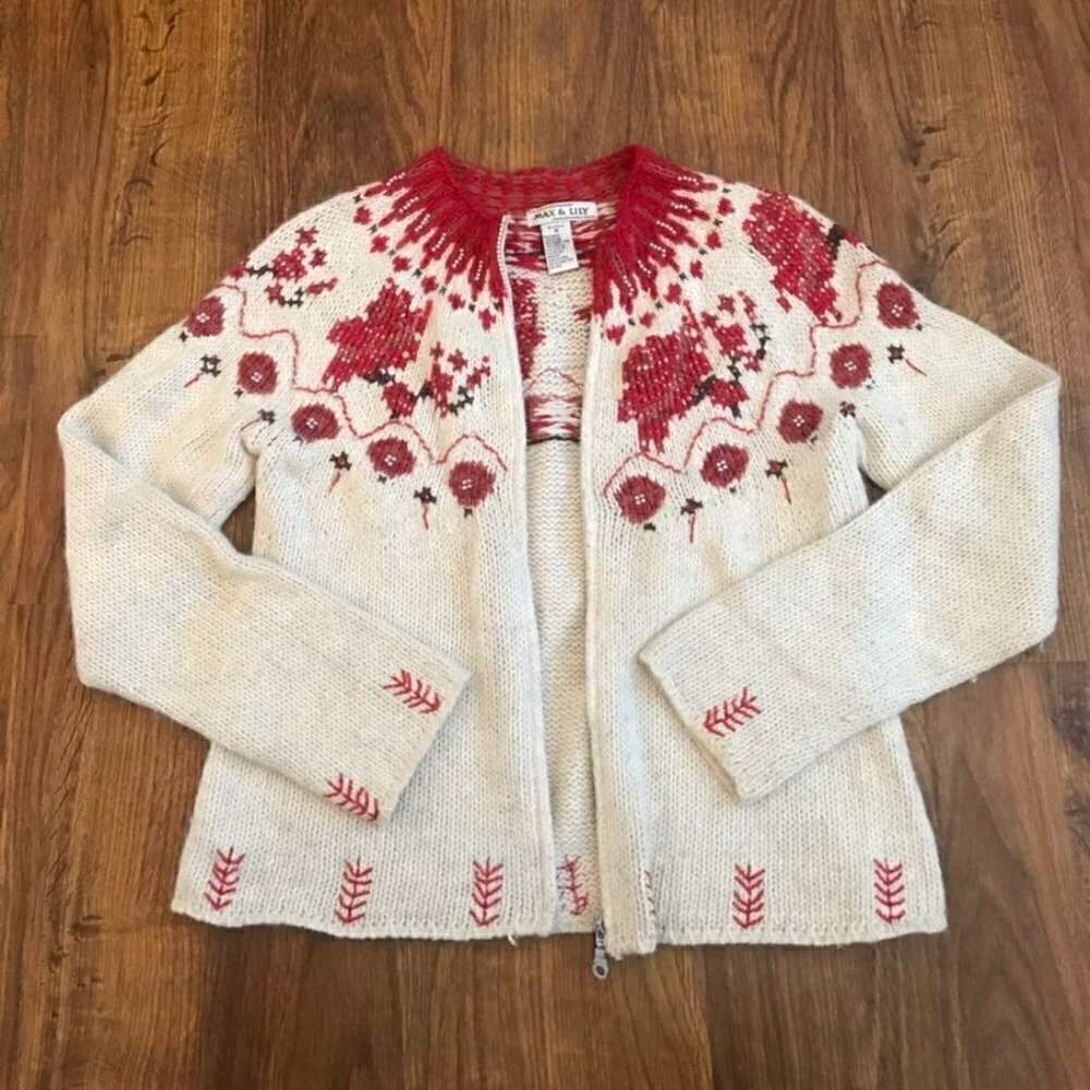 Vintage Max & Lily cottagecore sweater cardigan